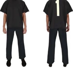 Yeezy YZY Vultures unisex sweatpant black size 2